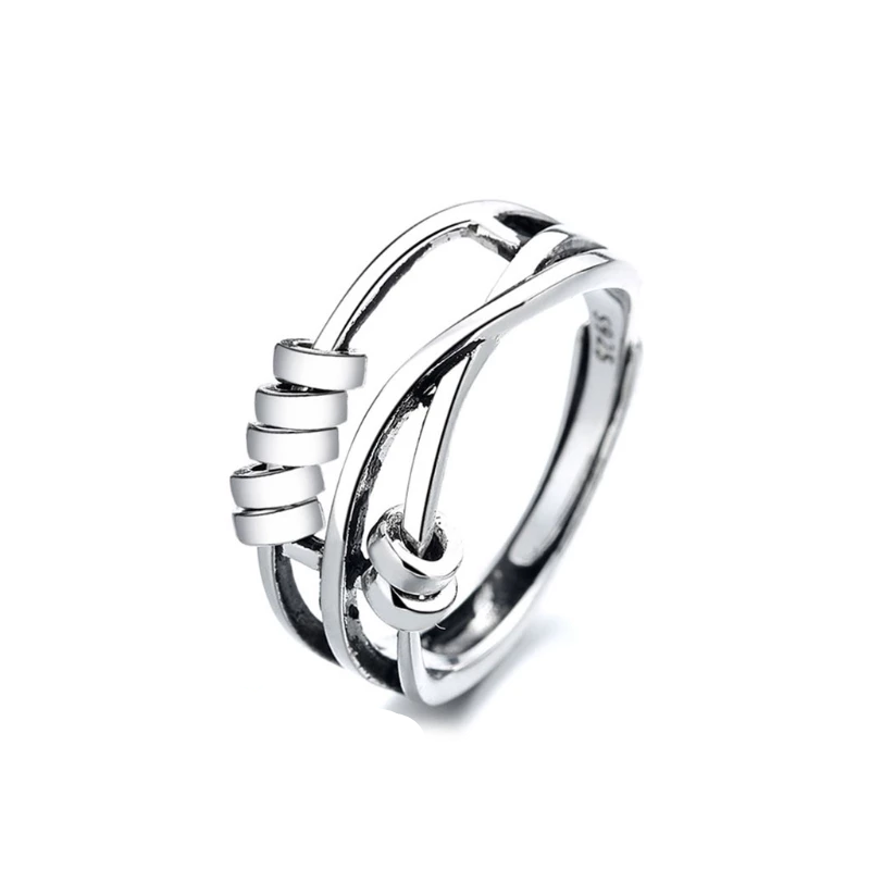 Unisex Ring Modern Design Verstelbaar