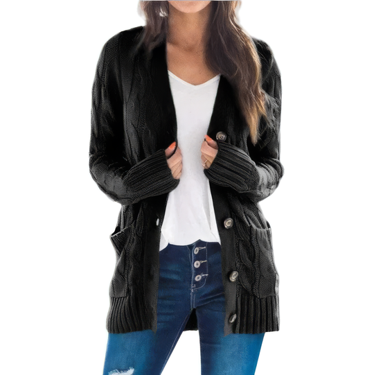 Dames Vest Lange Mouwen Casual