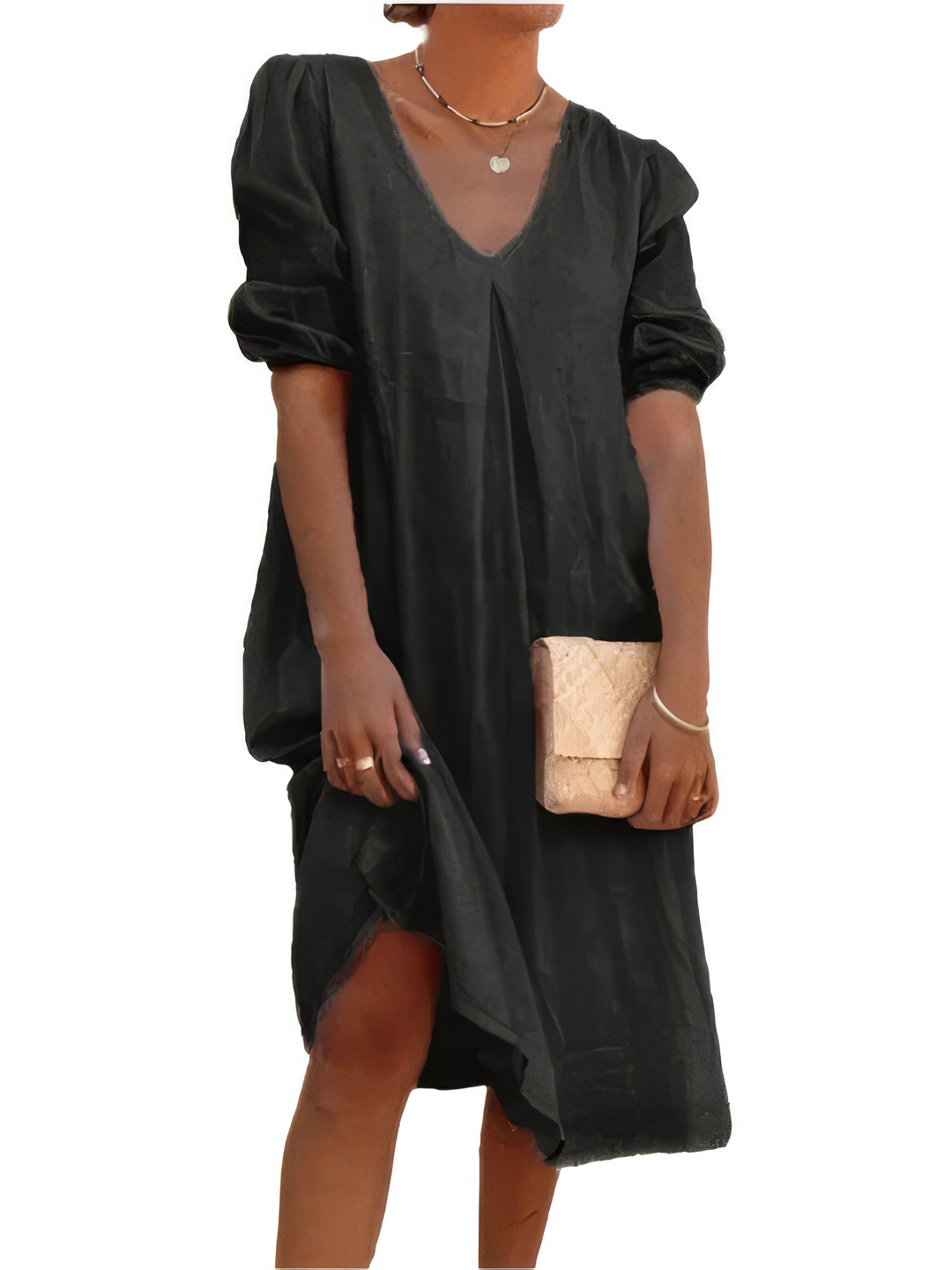 Dames Midikleed Moderne Stijl Comfortabel