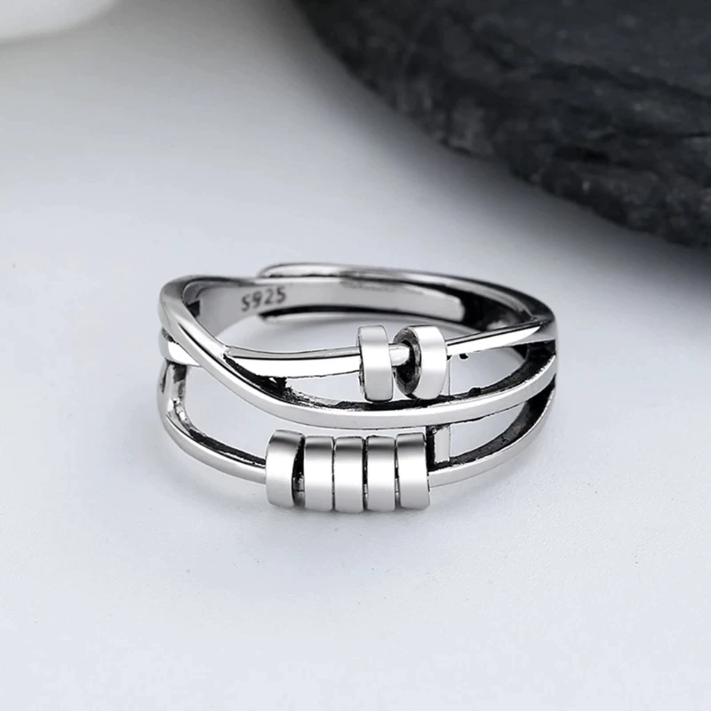 Unisex Ring Modern Design Verstelbaar