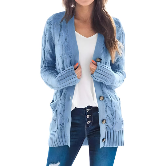 Dames Vest Lange Mouwen Casual