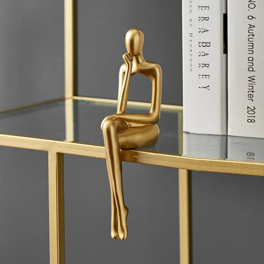 Abstracte Boekenplank Beeldjes voor Thuisdecoratie 6