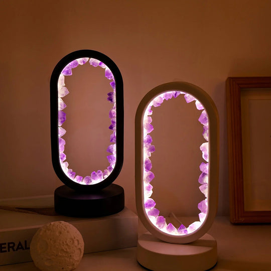 Amethist Kalmte Lamp voor Thuisdecoratie 1