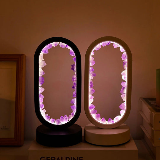 Amethist Kalmte Lamp voor Thuisdecoratie 5