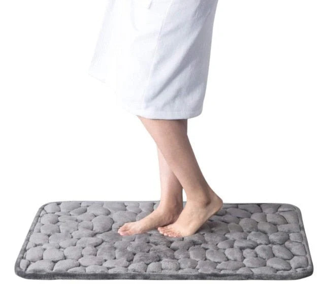 Antislip Badmat met Kasseipatroon voor Badkamer 6