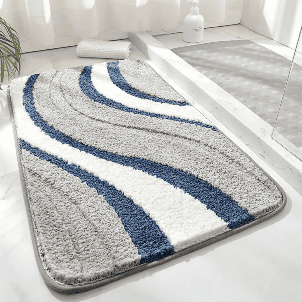 Badmat Antislip Sneldrogend voor Badkamer 50 x 80 cm 0