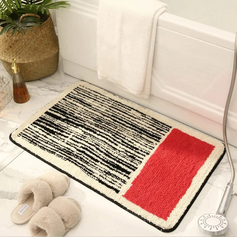 Badmat Scandinavische Stijl Abstract Design 4