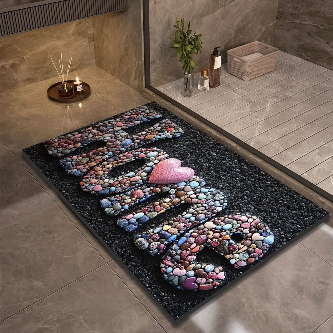 Badmat voor Badkamer en Keuken met Antislip Design 17