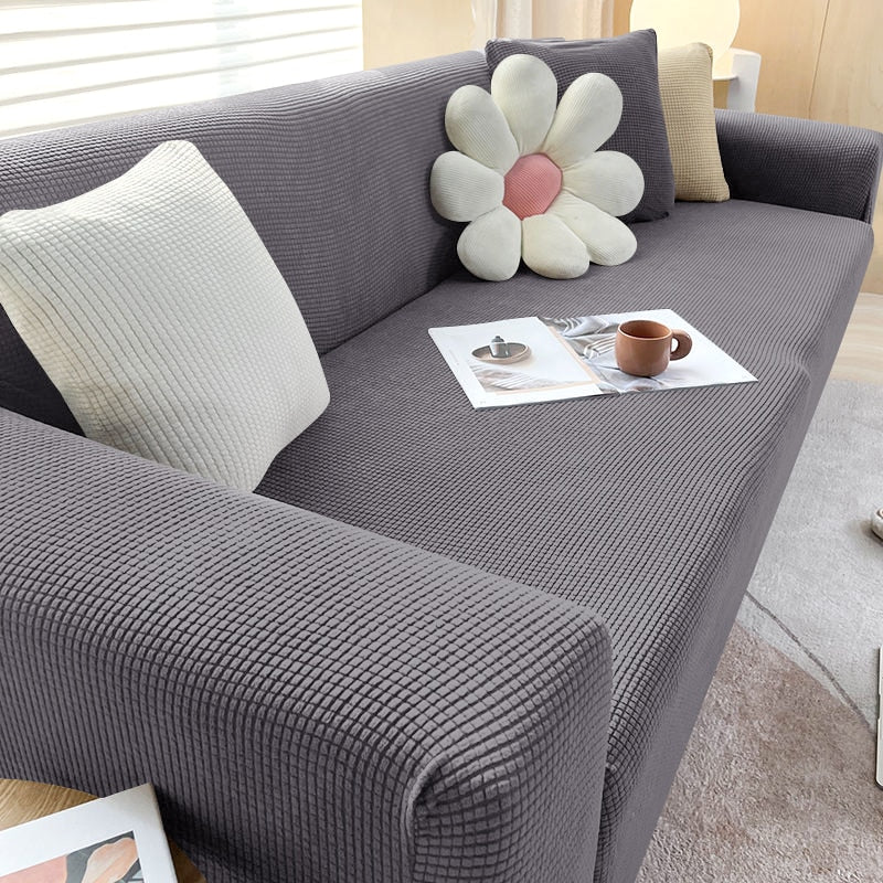 Bankhoes voor Hoekbank Met Antislip Design en Elastische Pasvorm 1