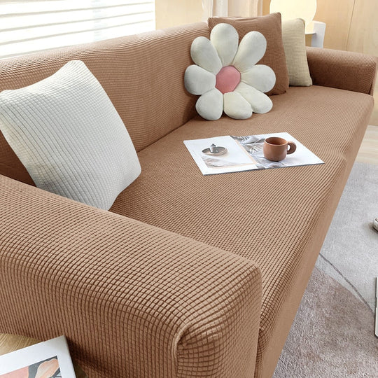 Bankhoes voor Hoekbank Met Antislip Design en Elastische Pasvorm 2