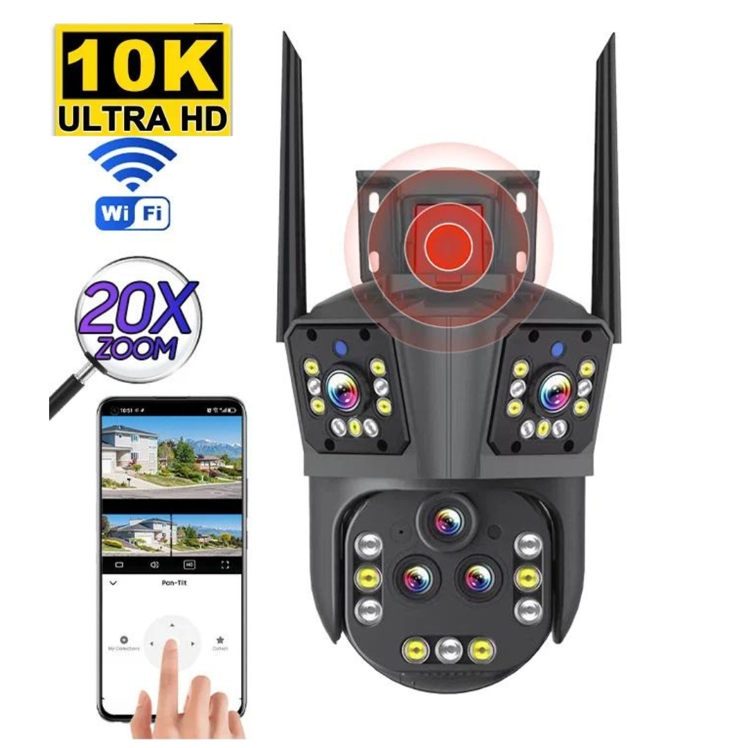 Beveiligingscamera 10K met 20 MP en 20x Zoom 0