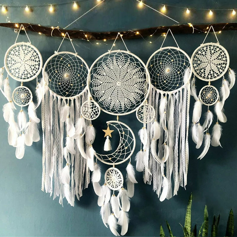 Boheemse Dromenvanger Set voor Wanddecoratie 4