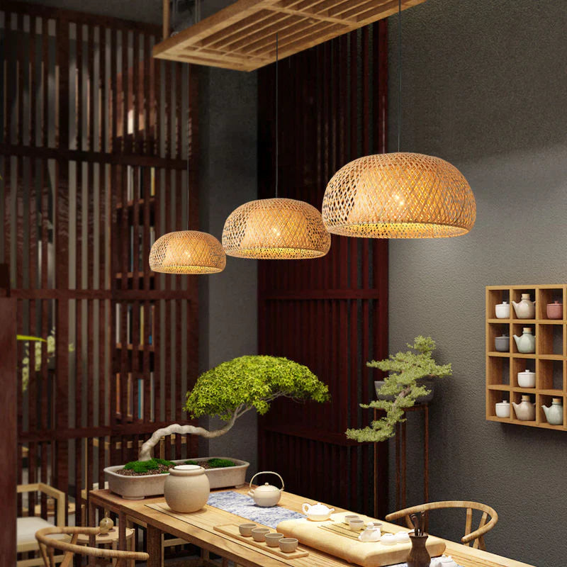 Boho Rotan Hanglamp voor een Warmere Sfeer 4