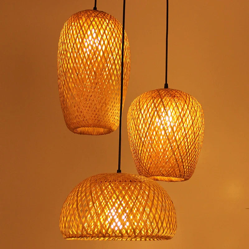 Boho Rotan Hanglamp voor een Warmere Sfeer 5