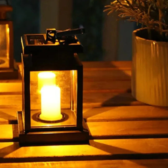 Buiten Hanglamp met Flikkerend LED-effect 1