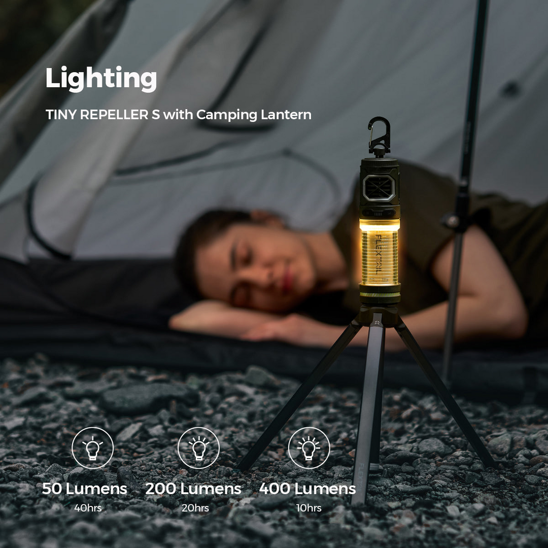 Buitenlamp en Muggenbeschermer 2-in-1 Voor Buitenactiviteiten 5