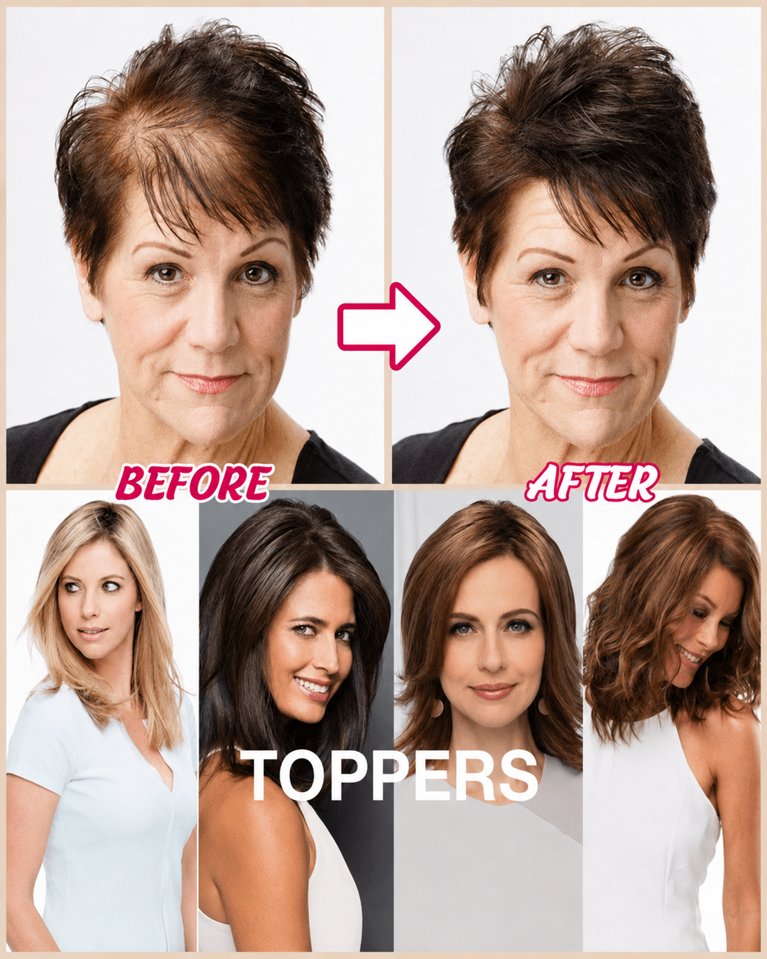 Clip-in Hairextensions voor Vrouwen