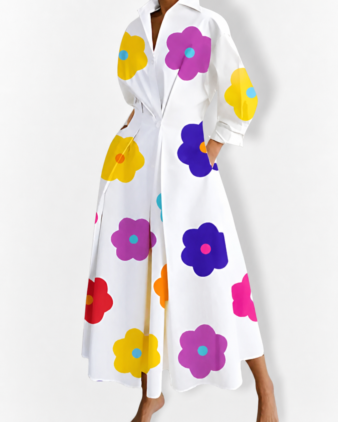 Dames Lange Maxi Jurk Elegante Stijl Zachte Stof