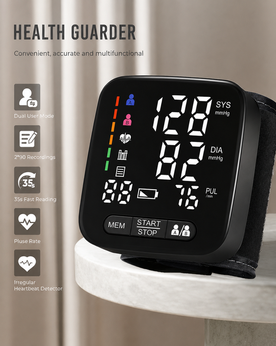 Polsbloeddrukmeter Compact en Gebruiksvriendelijk