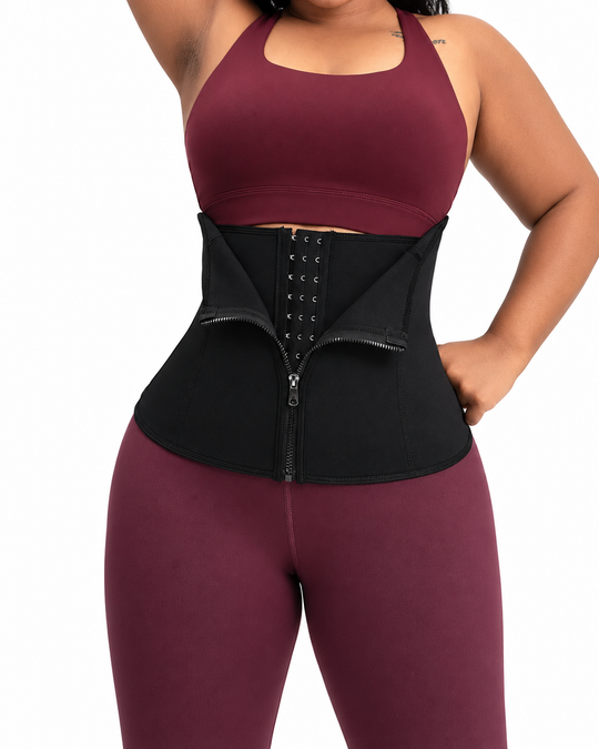 Dames Corset met Ritssluiting en Verstelbare Gespen