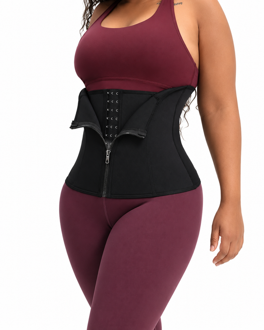 Dames Corset met Ritssluiting en Verstelbare Gespen