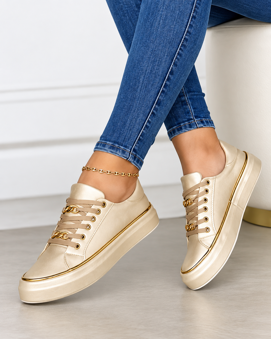 Dames Sneakers Comfortabel Design Flexibele Zool
