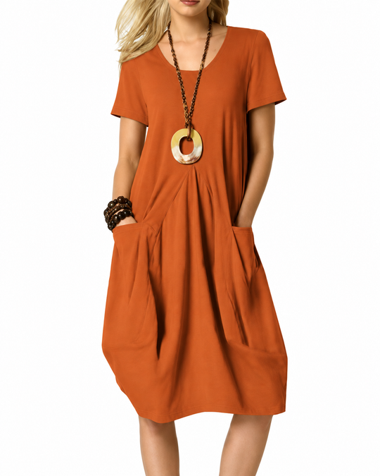 Vrouwen Knielanges Jurk Modern Ademend