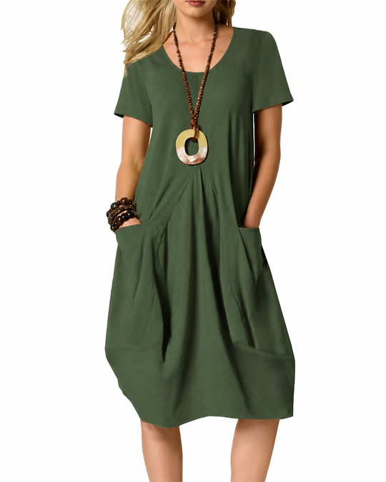 Vrouwen Knielanges Jurk Modern Ademend