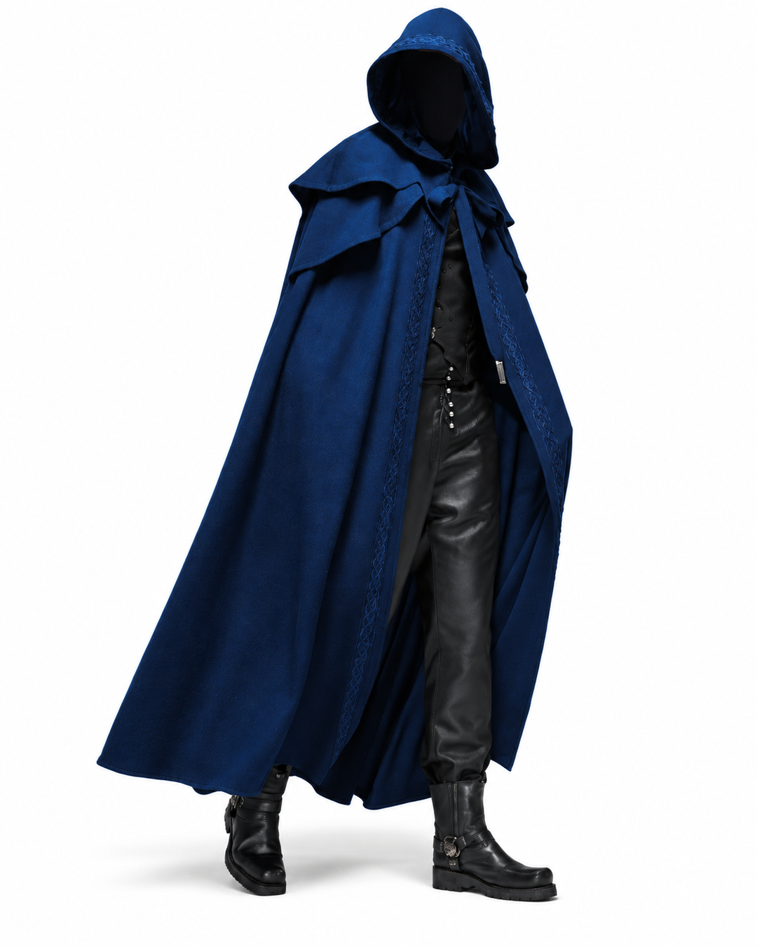 Unisex Cape met Capuchon Gotische Stijl