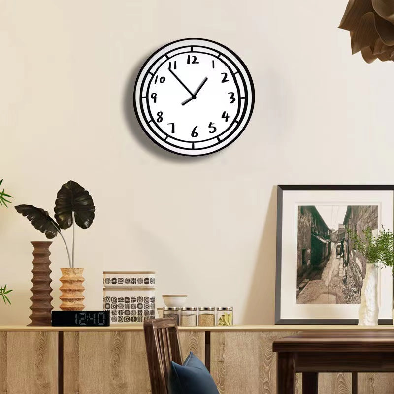 Creatieve Cartoon Wandklok voor Thuis en Kantoor 0