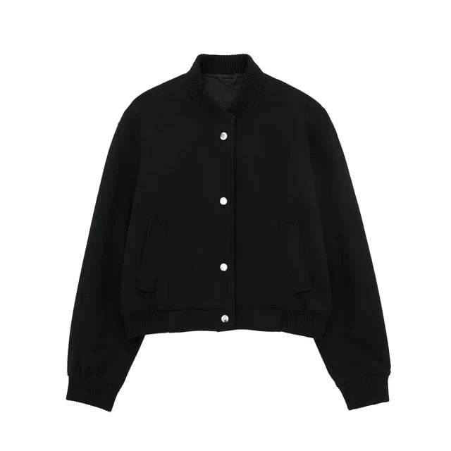 Dames Bomberjack Korte Trendy Stijl 7