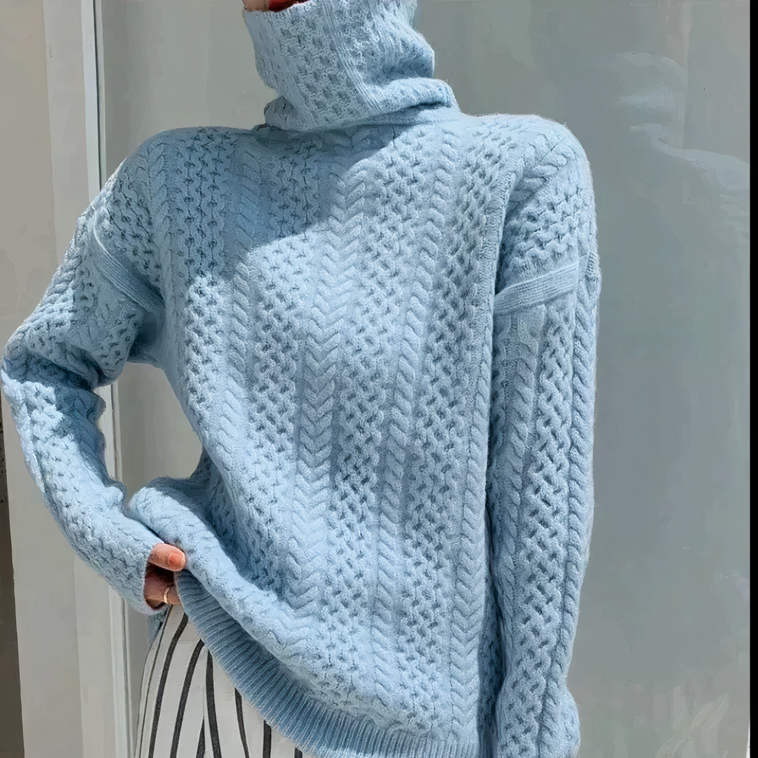 Dames Coltrui Casual Gebreid met Coltrui 1