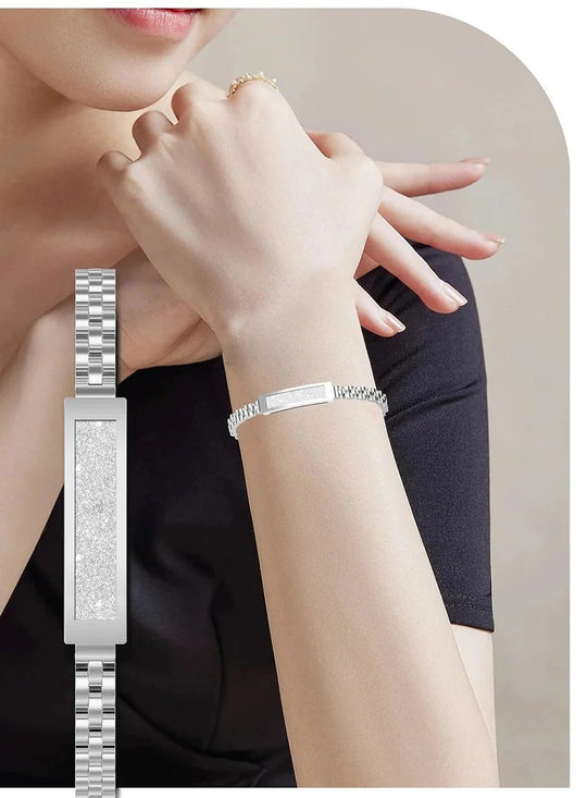 Dames Fitness Tracker Armband Kettingstijl Met Activiteitsmonitoring 1