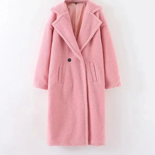 Dames Fluffy Frak Losse Pasvorm Comfortabel en Trendy 4