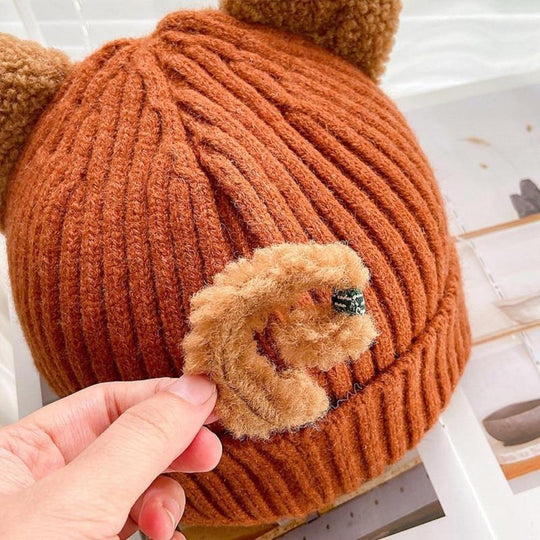 Dames Gebreide Wintermuts met Kattenoren 6