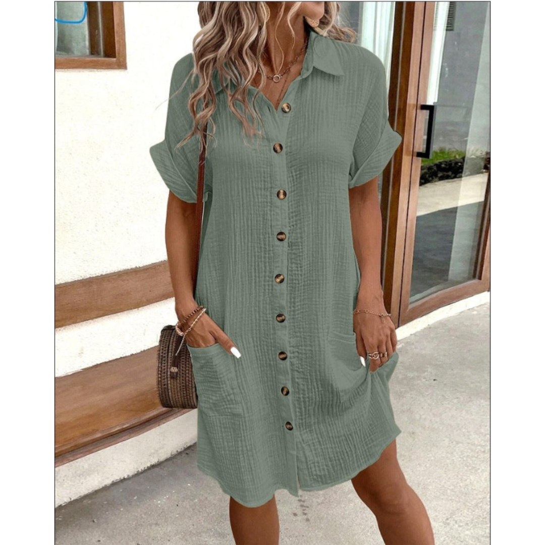 Dames Hemdkleed Modern Stijl Ademend Materiaal 6
