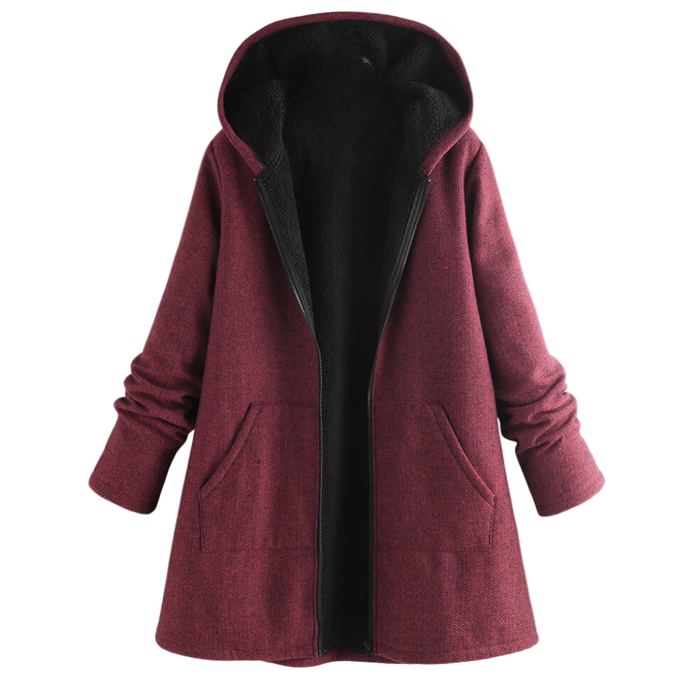 Dames Herenjack met Capuchon Comfortabel en Warm 0