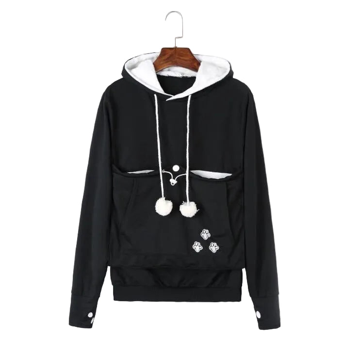Dames Hoodie met Kattenzak voor Comfort 0