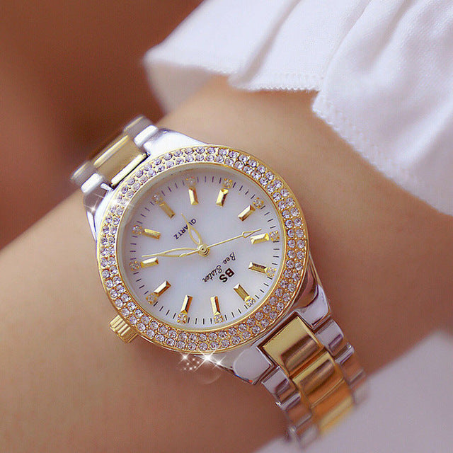 Dames Horloge Met Glanzend Design 1