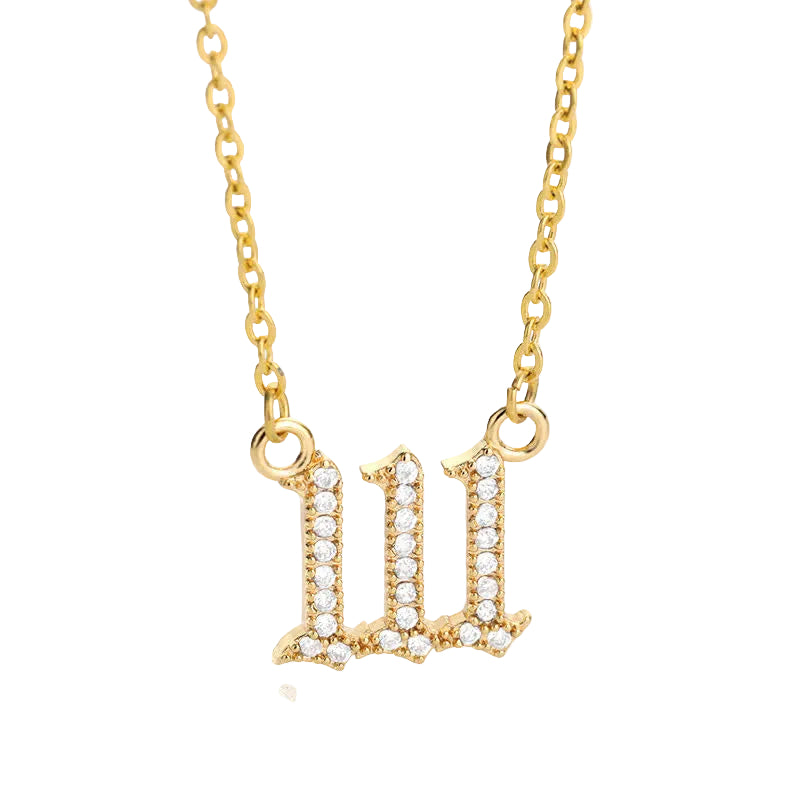 Dames Ketting met Engelnummer Design 8