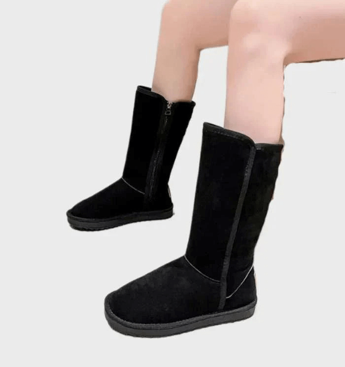 Dames Laarzen Winter met Ritssluiting en Antislipzool 1