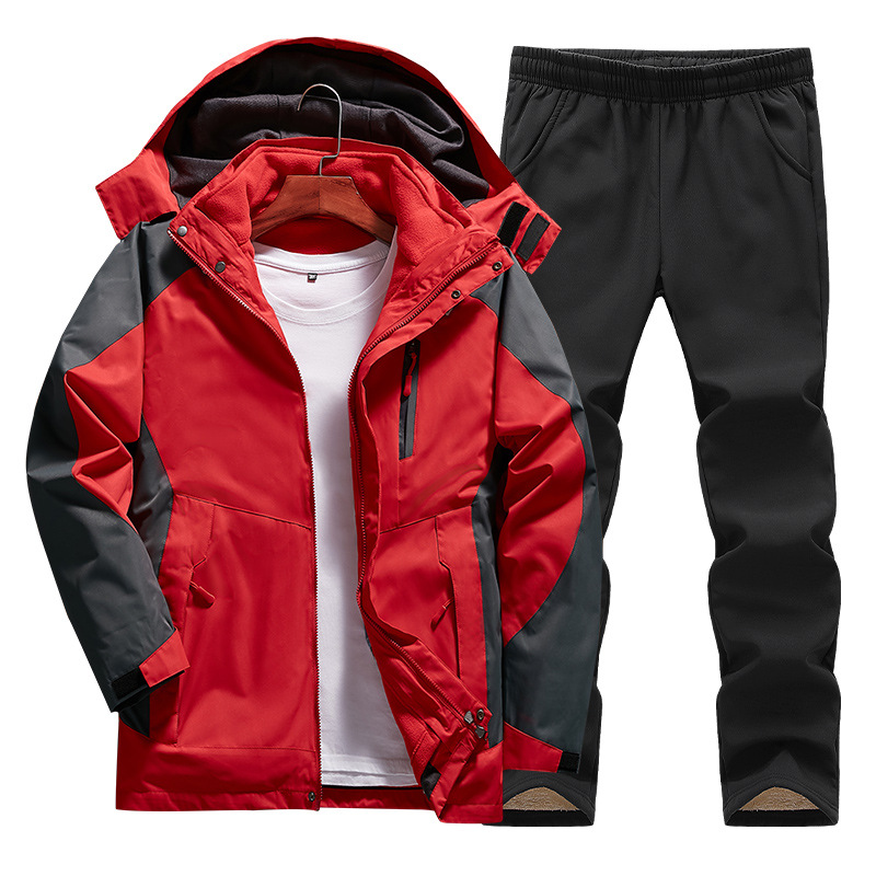 Dames Outdoor Set met Fleecejack en Wandelbroek 3-in-1 Functie 3