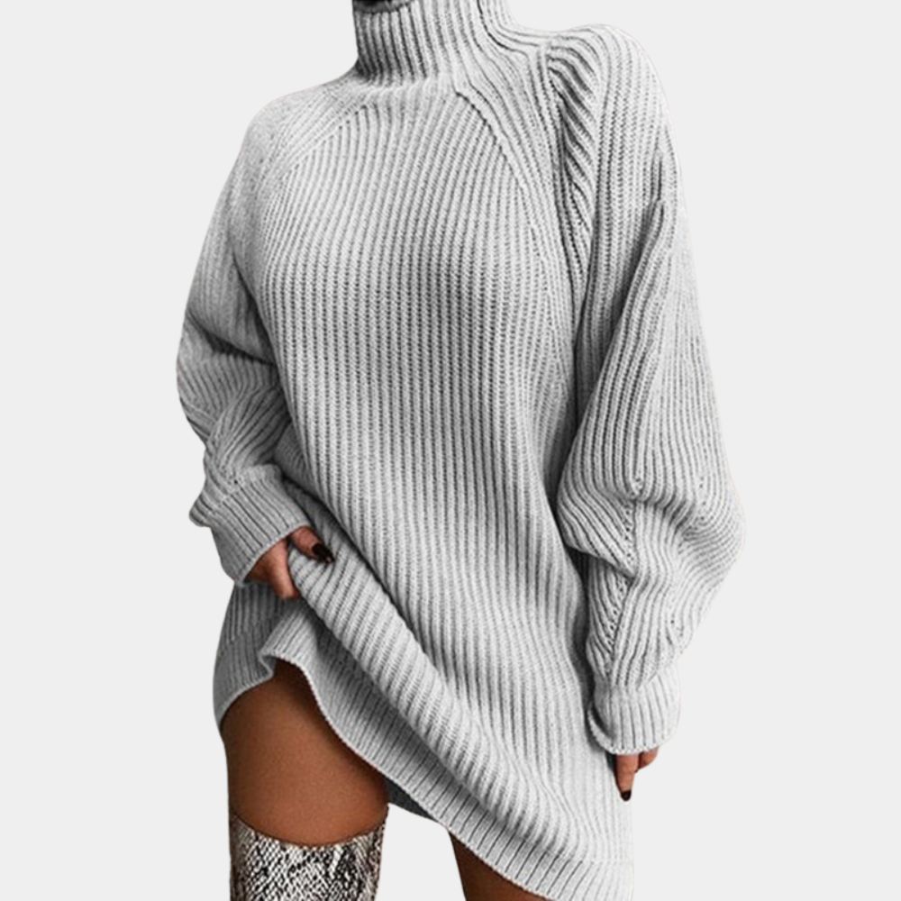 Dames Overdimensioneerde Gebreide Trui Casual Comfortabel 6