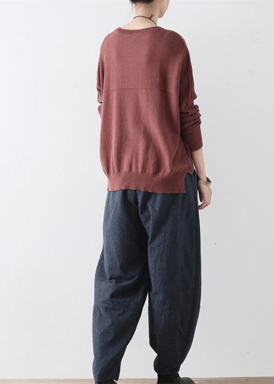 Dames Oversized Broek Casual Donkerblauw 3