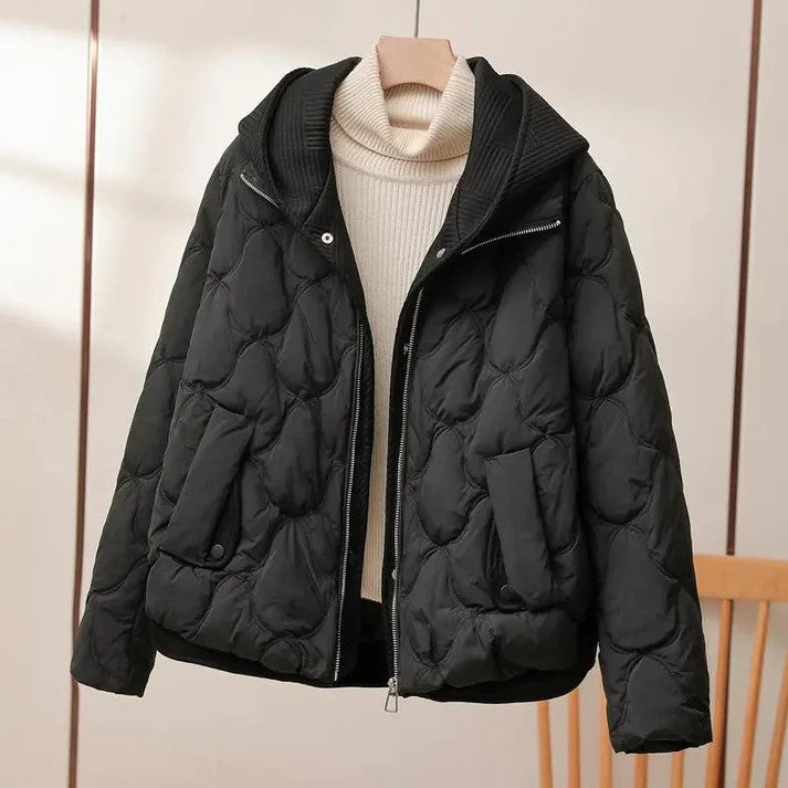 Dames Pufferjack – Gequilt – Oversized Pasvorm 1