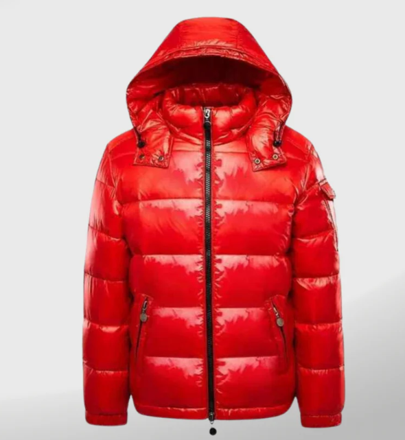 Dames Pufferjacke Casual Met Unieke Ontwerp 1