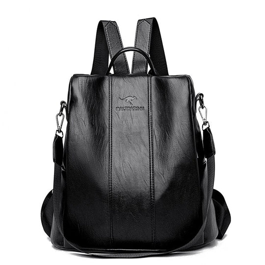 Dames Rugzak Antidiefstal Vintage Stijl 0
