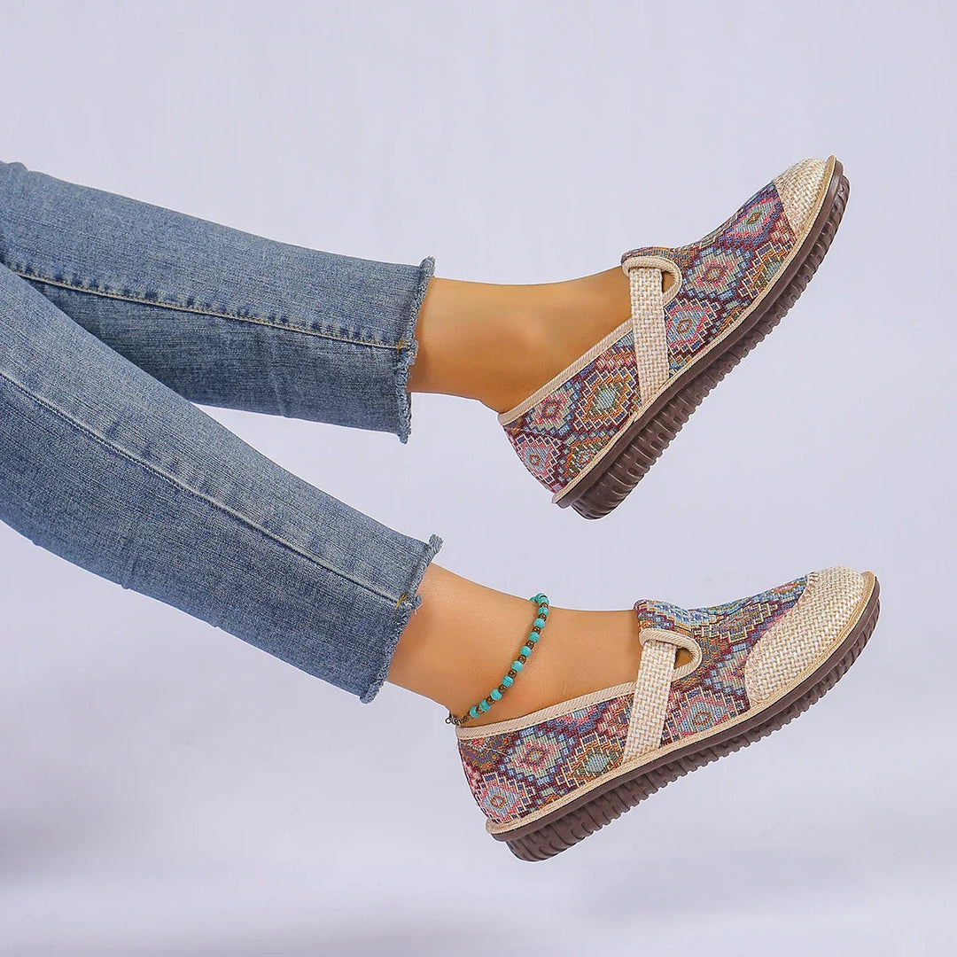 Dames Slip-On Schoenen Ademend Geheugenfoam Flexibele Zool 1