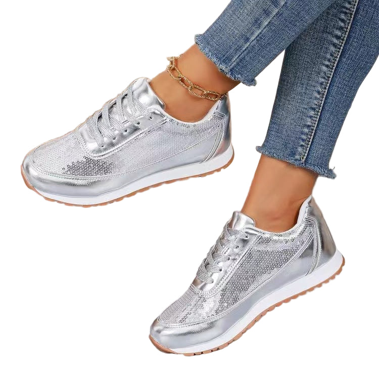 Dames Sneakers Glanzend Design 0