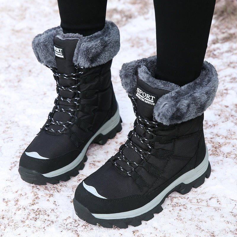 Dames Snowboots Warm Gevoerd 1